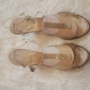 True vintage lucite Cinderella heels